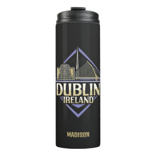Custom Name Dublin Ireland Thermal Tumbler
