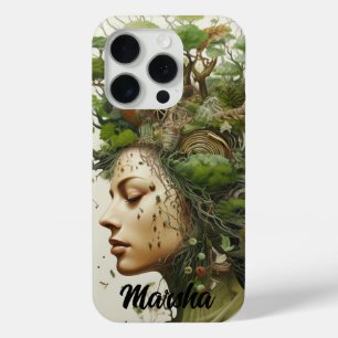 Custom name Earth Day Woman Design  iPhone 15 Pro Case