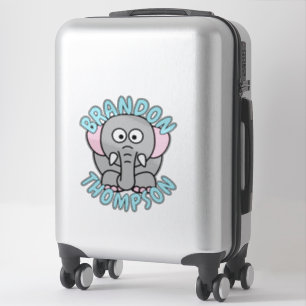 Custom Name Elephant Zoo Animal