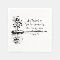 Custom Name Encouraging Scripture Psalm 1:3