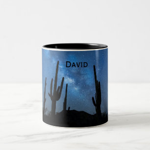 Custom Name Epic Milky Way Night Sky Desert Mug