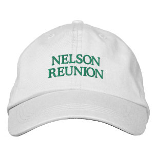 Custom Name Family Reunion Monogrammed Embroidered Hat