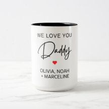 Custom Name Father's Day Mug for daddy