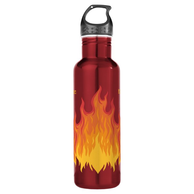 Custom name FIRE water bottles (Front)
