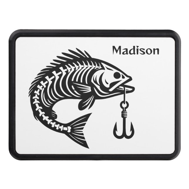 Custom Name Fish Trailer Hitch Cover (Front)