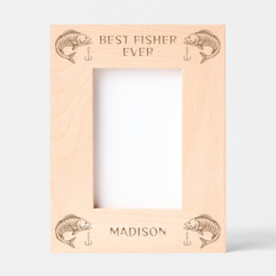 Custom Name Fisher Etched Frames