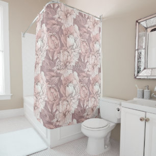 Custom Name Floral Pattern