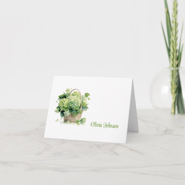 Custom Name Folded Note Cards (Front)