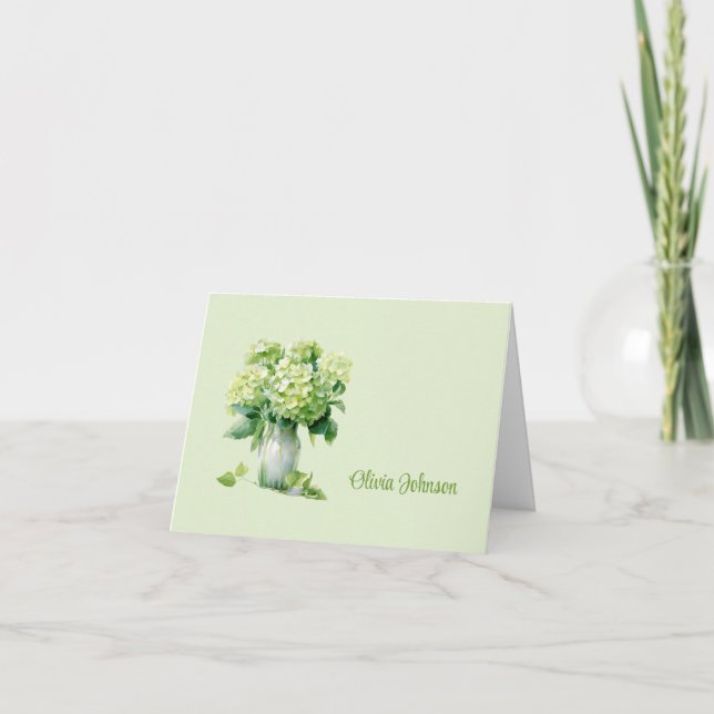 Custom Name Folded Note Cards (Front)