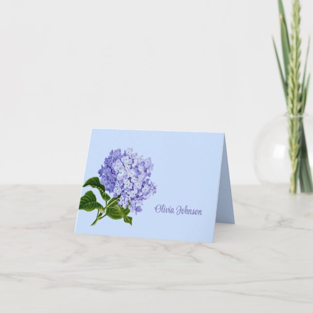 Custom Name Folded Note Cards (Front)