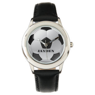 Custom Name Football Personalized Boys Watch