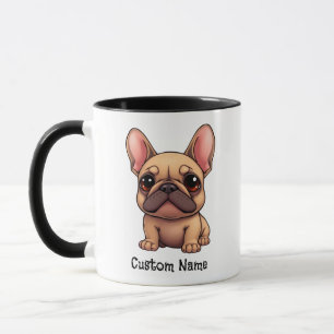 Custom Name French Bulldog Pet Dog Animal Mug