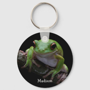Custom name Frog Keychain
