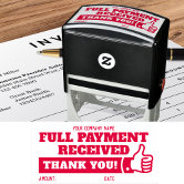 Paid Rubber Stamp  Order Online for Invoices, Checks, Bills