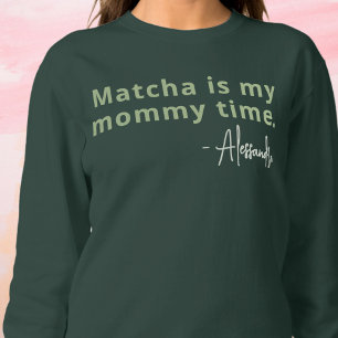 Custom Name Fun Inspirational Typography Minimal Sweatshirt