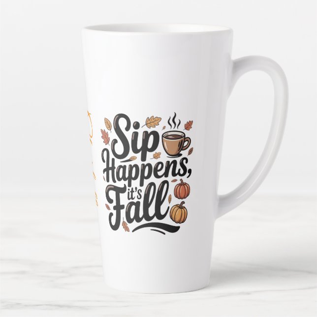 Custom name funny fall saying Mug (Droite)