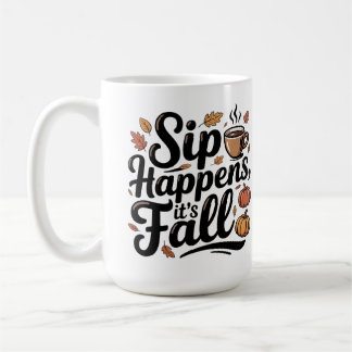 Custom name funny fall saying Mug