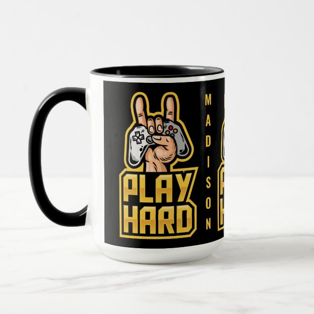 Custom name Gamer Mug (Left)