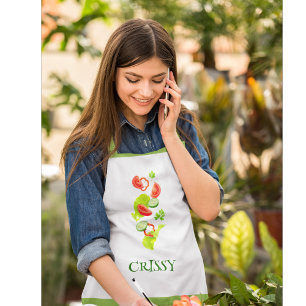 Custom Name Garden Apron