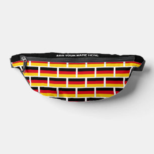 Custom Name GERMAN FLAG OF GERMANY Fanny Pack