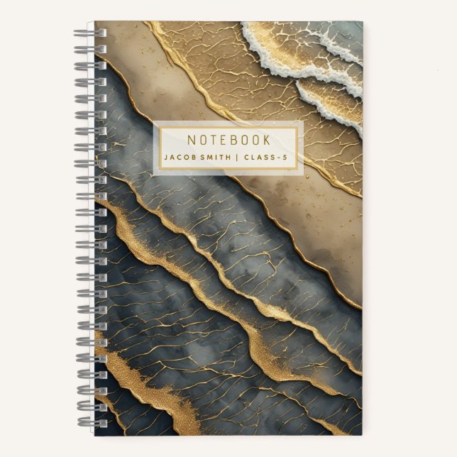 Custom Name Gift Spiral Notebook Softcover (Front)