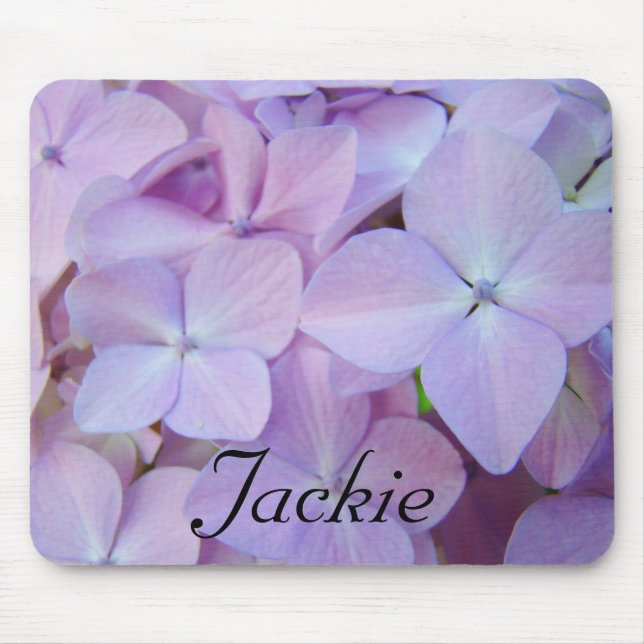 Custom Name gifts Lavender Purple mouse pad (Front)
