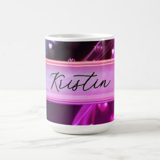 Custom Name Girl Power Glass | Personalized Coffee Mug