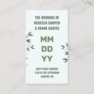 Custom Name Gold Modern 50th birthday Enclosure Card