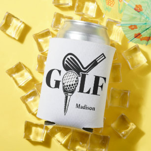 Custom Name Golf Can Cooler