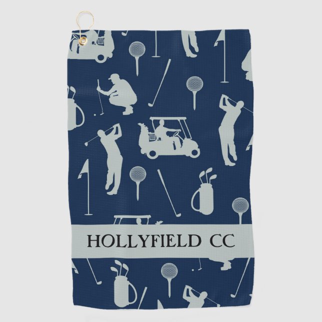 CUSTOM NAME GOLF COURSE TOWEL (Front)