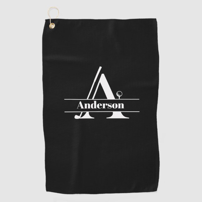 Custom Name Golf Towel (Front)
