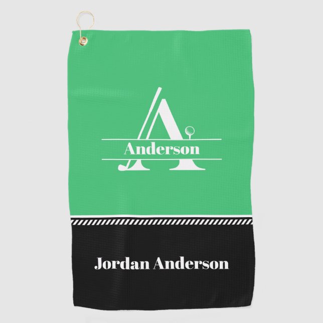 Custom Name Golf Towel (Front)