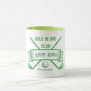 Custom Name Golfer Gift, Personalized Hole-in-One  Mug