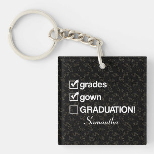Custom Name Graduation Gift Funny Graduation Keychain