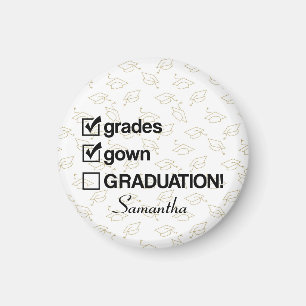 Custom Name Graduation Gift   Funny Graduation Magnet