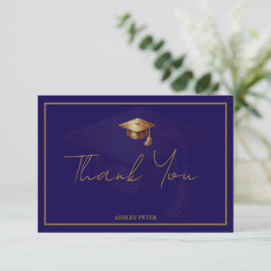 Custom Name Graduation Thank You Card