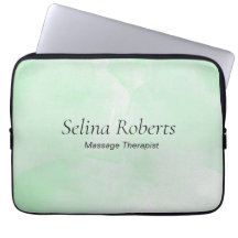 Custom name green watercolor