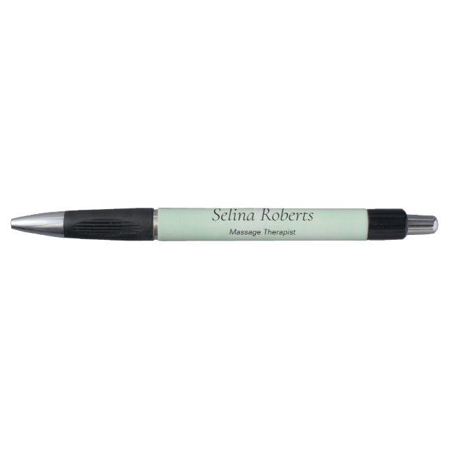 Custom name green watercolor pen (Front)