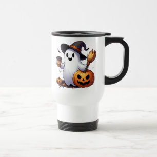 Custom name Halloween Travel Mug