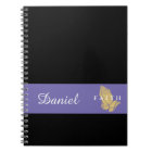 Custom Name Hands of Prayer Notebook