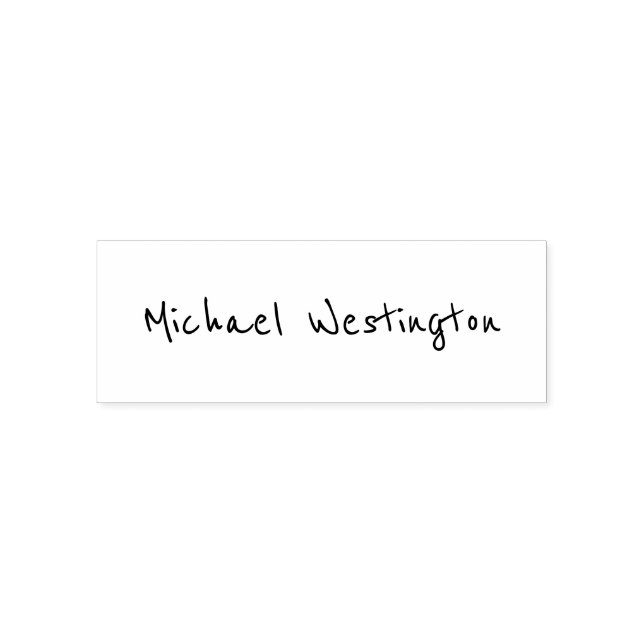 Custom Name Handwriting Signature Personalized Self-inking Stamp (Design)