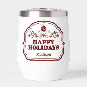 Custom name Happy Holidays