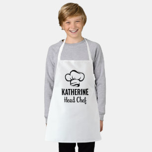Custom Name Head Chef Sous Chef Kitchen Cooking Apron