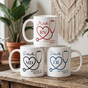 Custom Name Healthcare Worker Appreciation Gift Coffee Mug