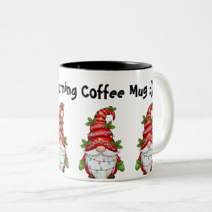 Custom Name Holiday Gift- Morning Coffee Mug.  Two-Tone Coffee Mug