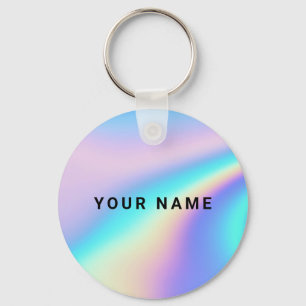 Custom Name Holographic Keychain