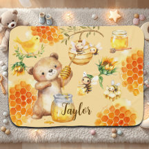 Custom Name Honey Bear Bees
