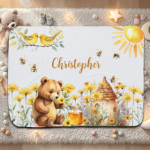 Custom Name Honey Bees Teddy Bear 