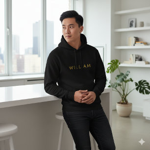 Custom Name Hoodie Cozy Stylish Wear Men