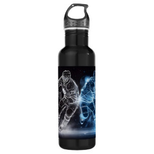 Custom Name Ice Hockey 710 Ml Water Bottle